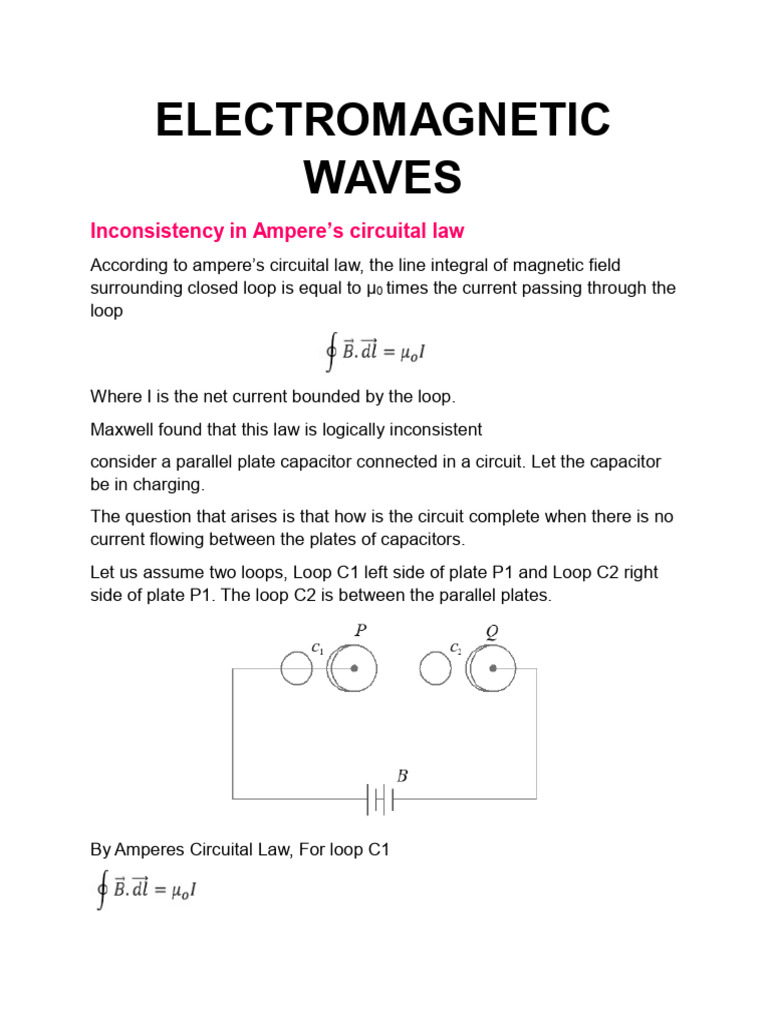 8 Electromagnetic Waves | PDF | Waves | Magnetic Field