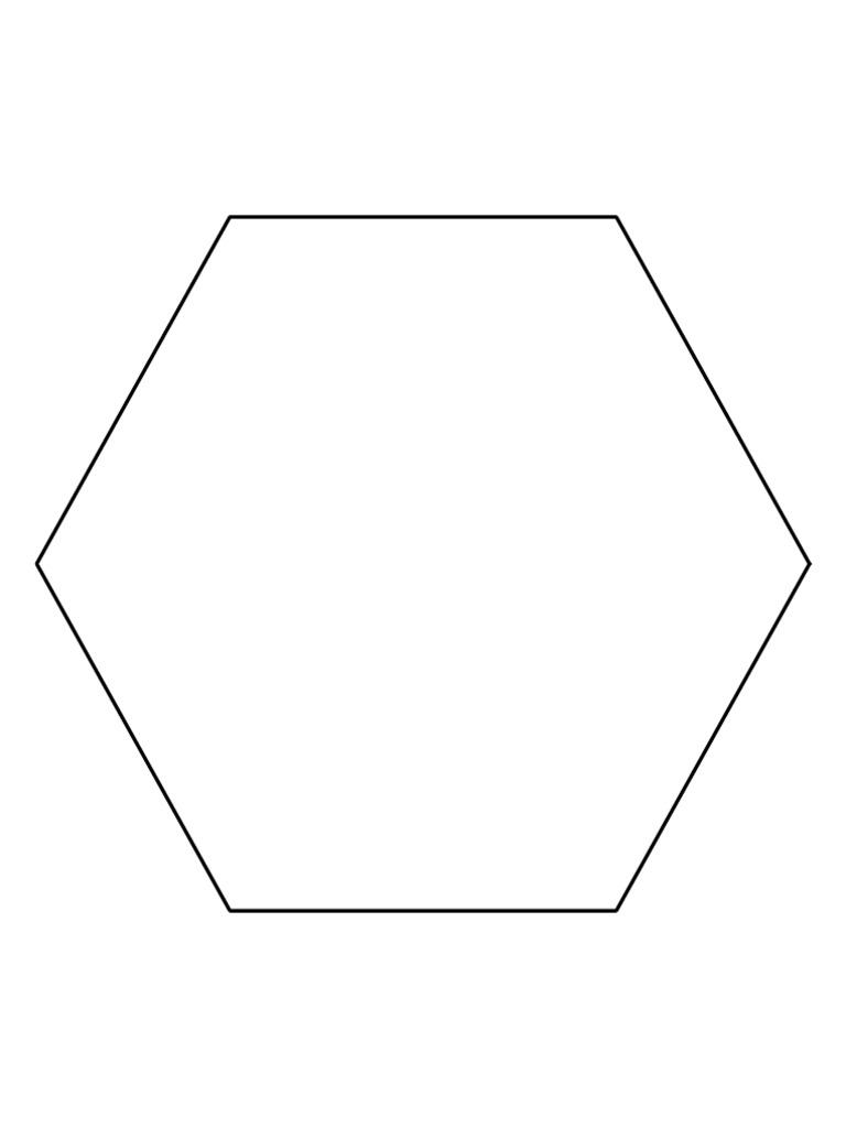 Hexagon 4inch Template | PDF