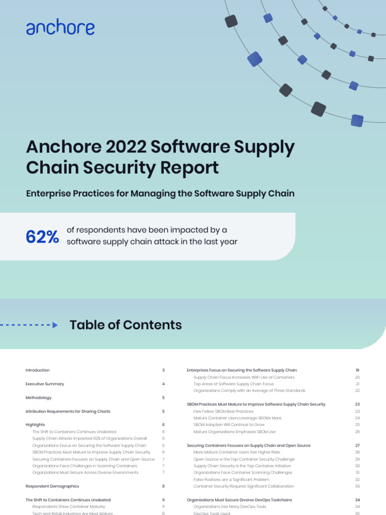 Anchore 2022 Software Supply Chain Security Survey Report FINAL | PDF ...