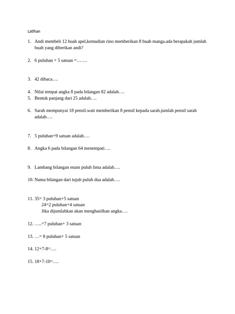 Latihan Pdf