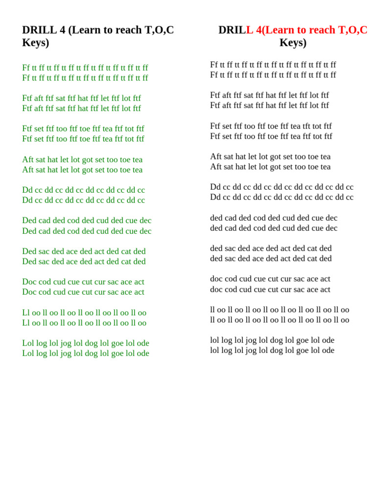 Drill 4 - Original (Done) | PDF