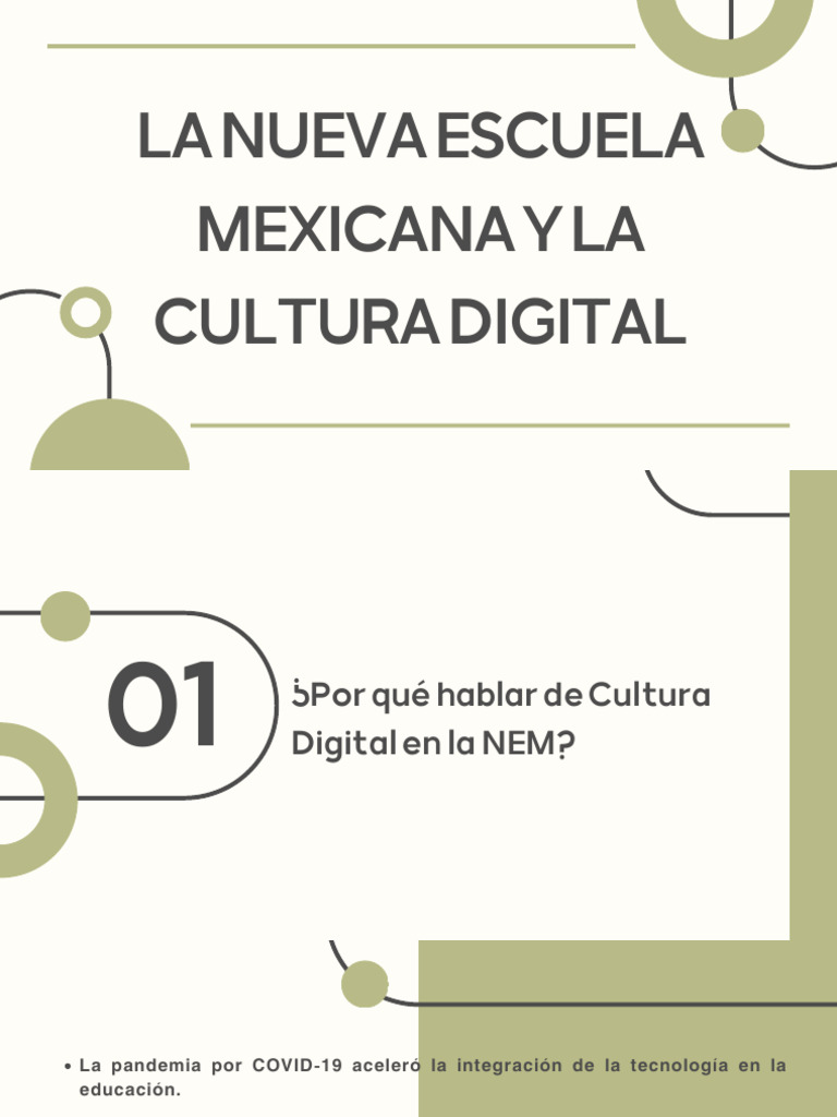 Cultura Digital en la Nueva Escuela Mexicana | PDF | Enseñando ...