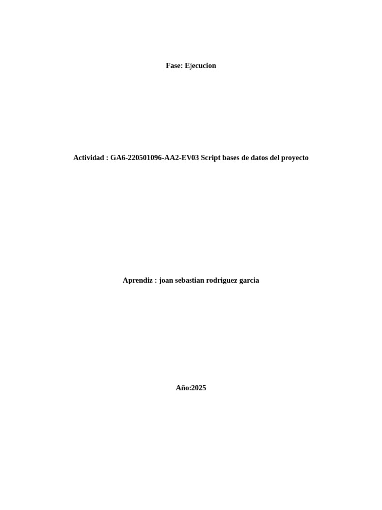 Fase | PDF | Bases de datos | Base de datos relacional