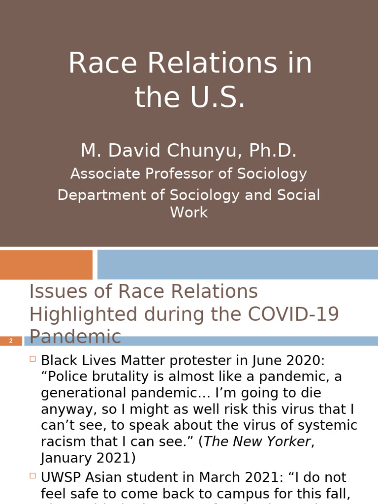 Race and Ethnic Relations in The United States | PDF | Hate Crimes ...
