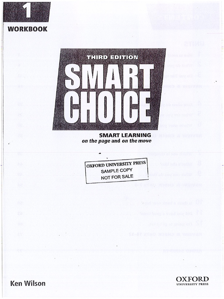 Smart Choice 1wb | PDF
