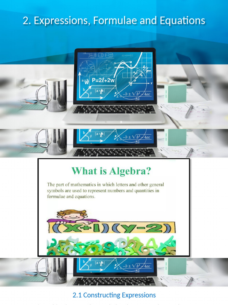 Expressions, Formulae and Equations | PDF | Equations | Formula