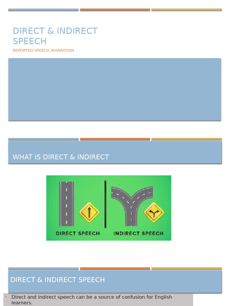 Understanding Direct and Indirect Speech | PDF | Grammar | Language ...