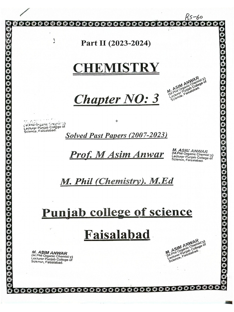 Chapter 03 Chemistry AA | PDF