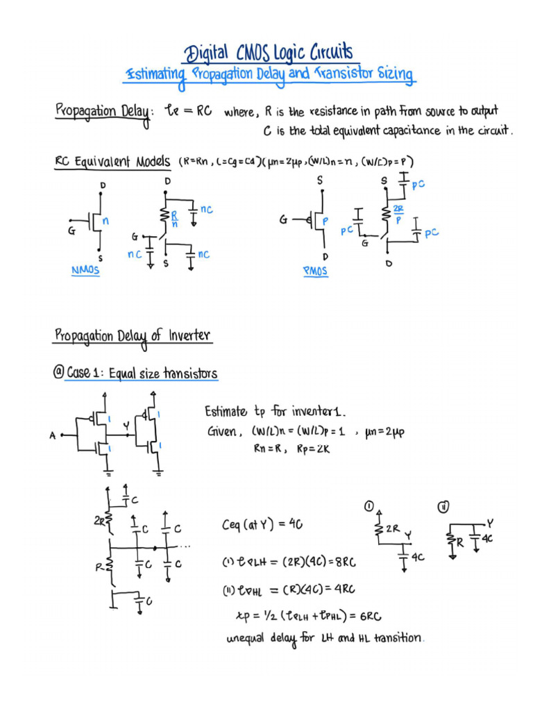 Digital CMOS Logic Circuits2 | PDF