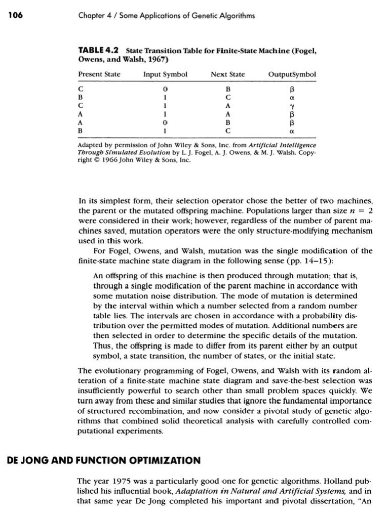 DeJong Optimization (Unit - 4) | PDF