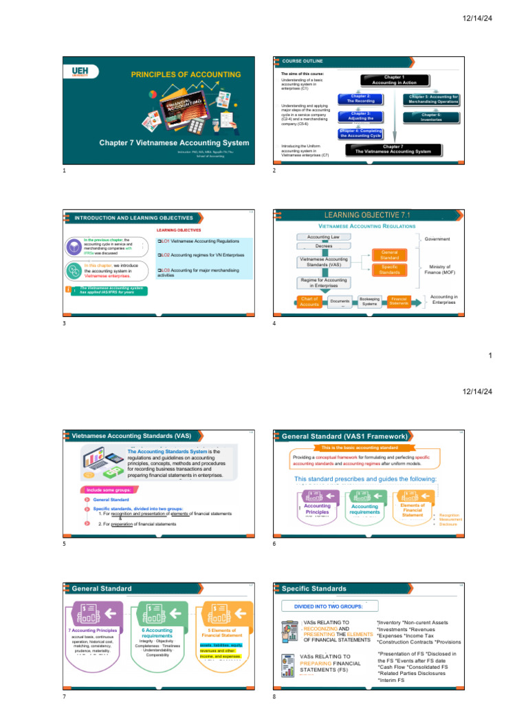 Vietnamese Accounting System Overview | PDF | Expense | Cost Of Goods Sold