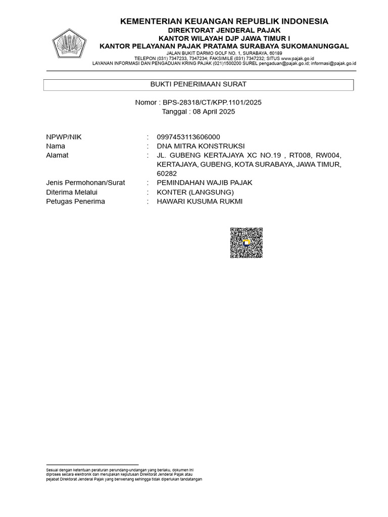 A-DOC001-PROOF OF RECEIPT OF LETTER IN V1 1-Fo-Xsl ...