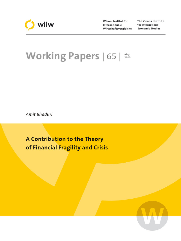Financial Fragility and Crisis Theory | PDF | Debt | Financial Crises