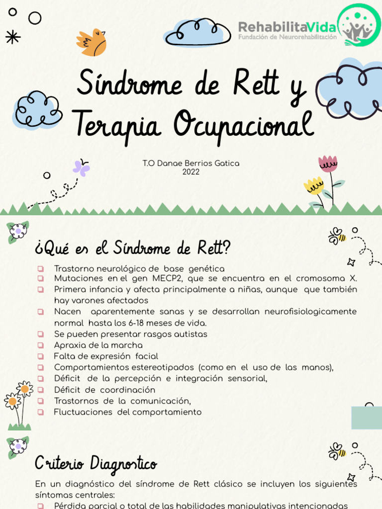 Síndrome de Rett: Diagnóstico y Terapia Ocupacional | PDF | Genética ...