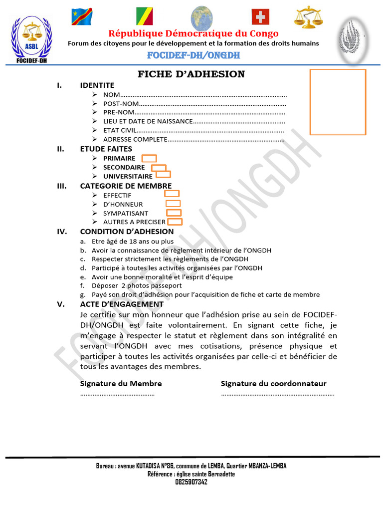 Fiche Adhesion | PDF