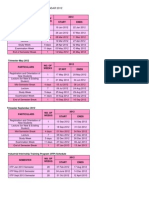 Academic Calendar 2012