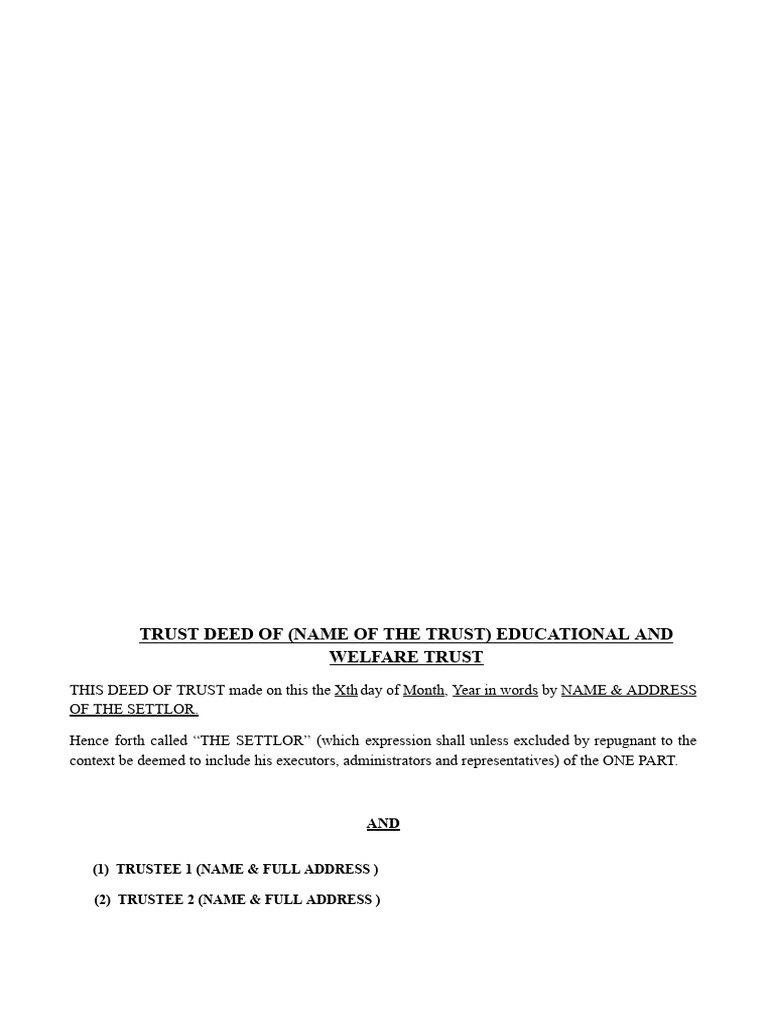 trust-deed-pdf-trustee-board-of-directors