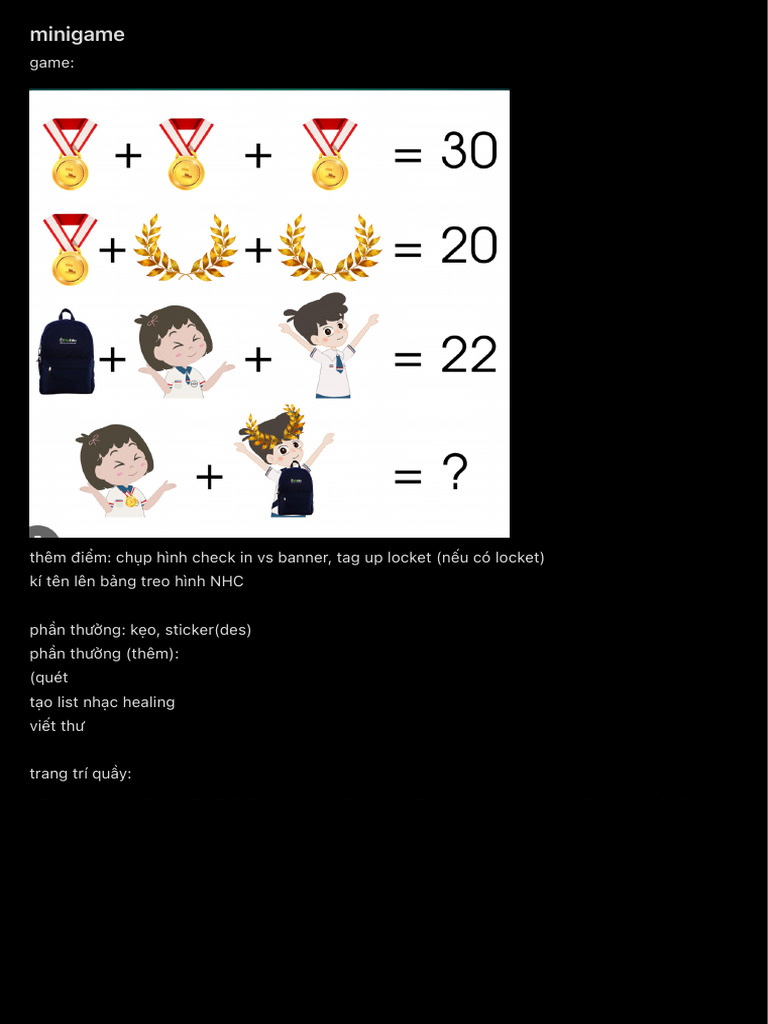 Mini Game | PDF