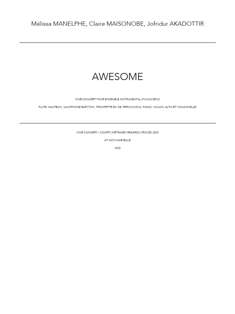 Awesome | PDF