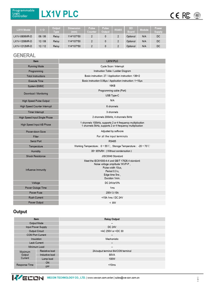 LX1V PLC Programming Manual | PDF | Programmable Logic Controller ...
