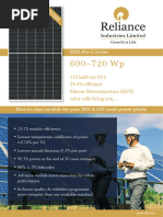 Adani 610W N-Type Bifacial Panel Datasheet | PDF | Electrical ...
