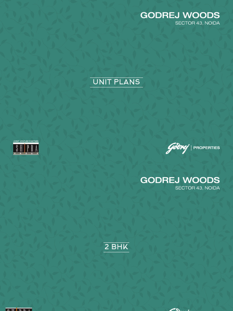 Godrej Woods Floor Plans Overview | PDF | Units Of Measurement