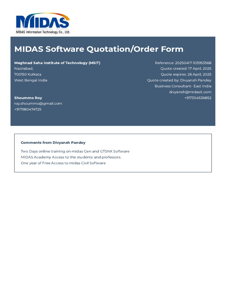 MIDAS Software | PDF | Solid Mechanics | Mechanics