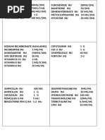 IV Medication Compatibility Chart | PDF | Pharmacology | World Health ...
