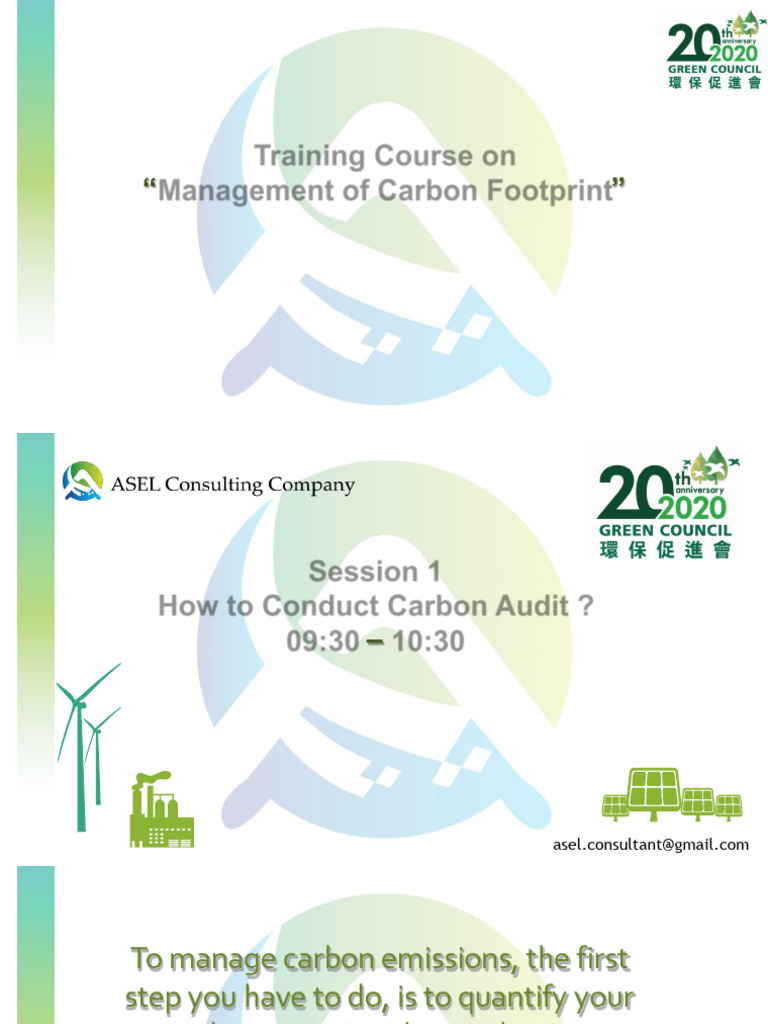 Carbon Footprint Management Training | PDF | Clean Development ...