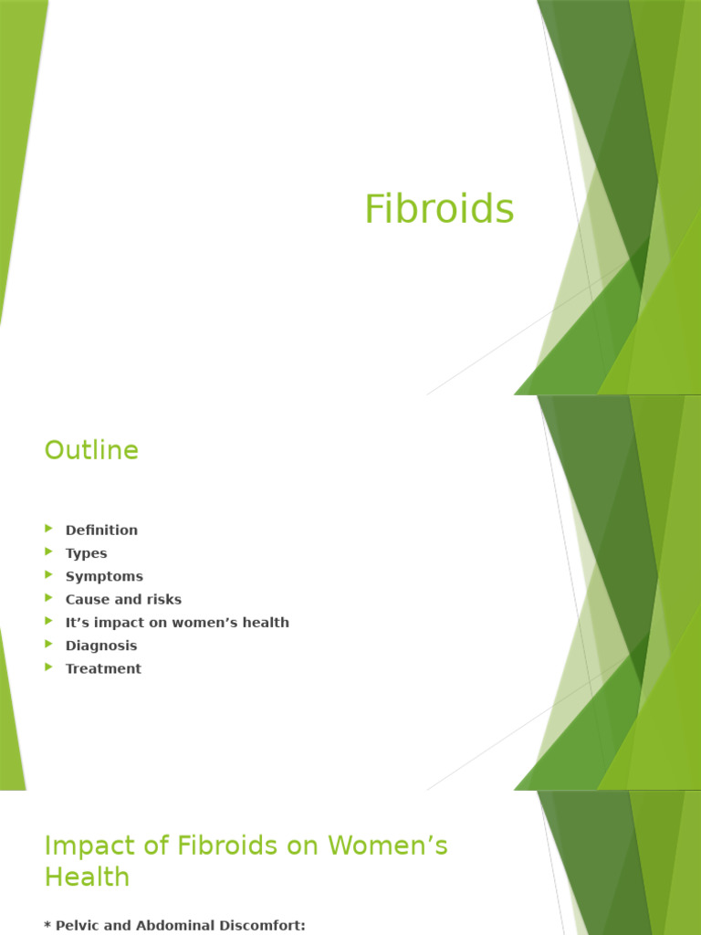 Fibroids | PDF | Clinical Medicine | Gynaecology
