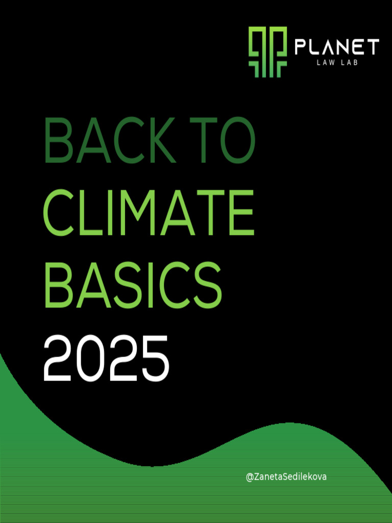 Back To Climate Basics 2025 Update | PDF | Climate Change Mitigation ...