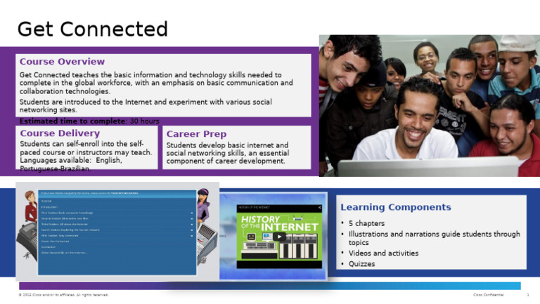 Get Connected 1 Slide Overview (English) | PDF