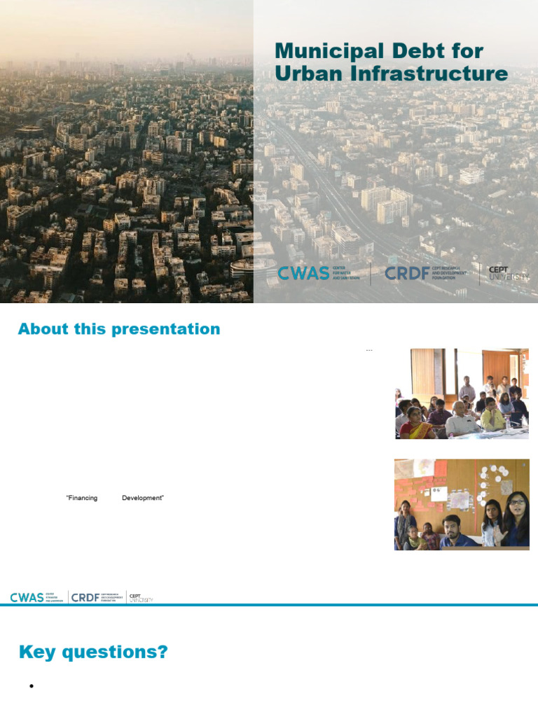 Municipal Debt Strategies for Urban Infrastructure | PDF | Bonds ...