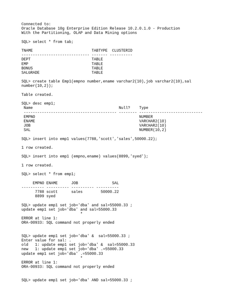 Connected To | PDF | Databases | Data Management