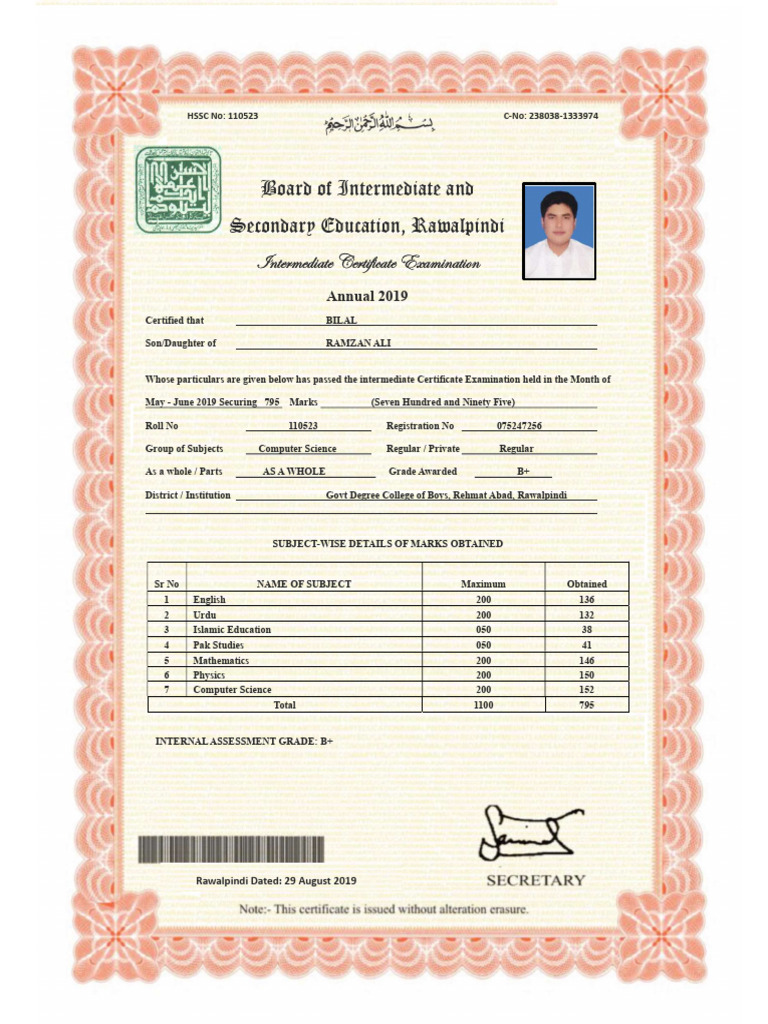 Intermediate Certificate Exam Results 2019 | PDF