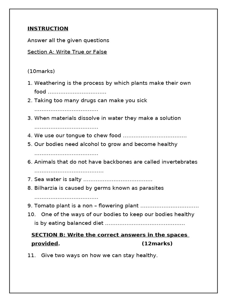 Eot3 g3 Science p2 | PDF