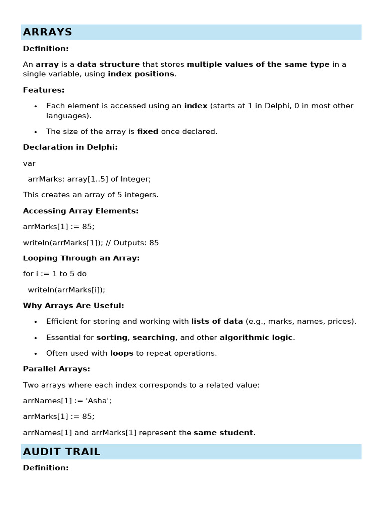 Term 2 Theory Notes (FINAL) | PDF | Thread (Computing) | Central ...