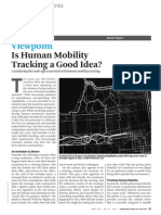 Is Human Mobility Tracking A Good Idea