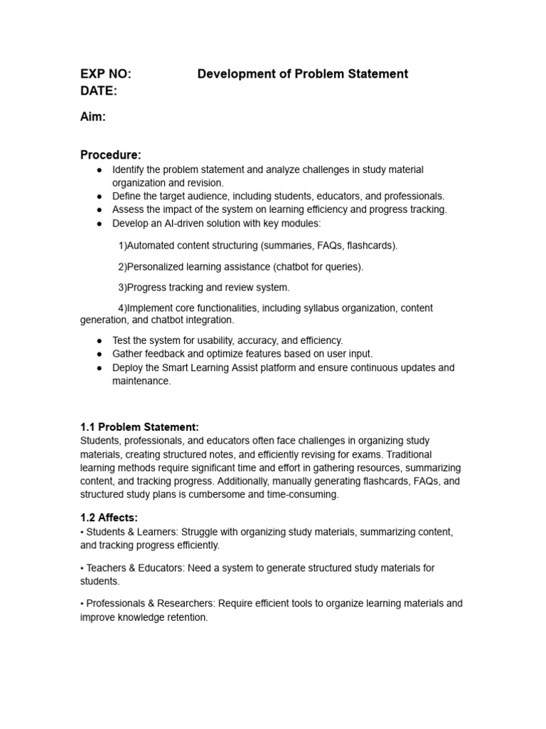 Smart Learning Assist Overview | PDF | Learning | Usability