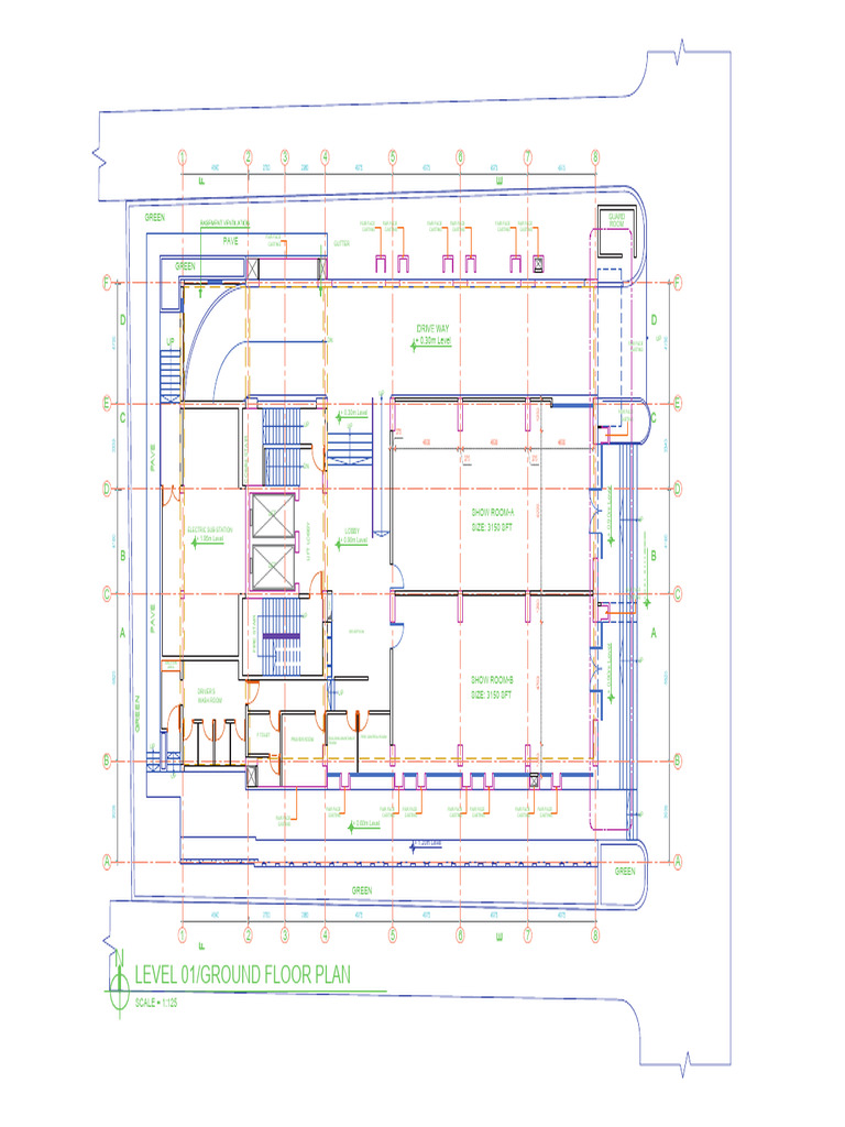 Ground Floor Plan with Elevations | PDF