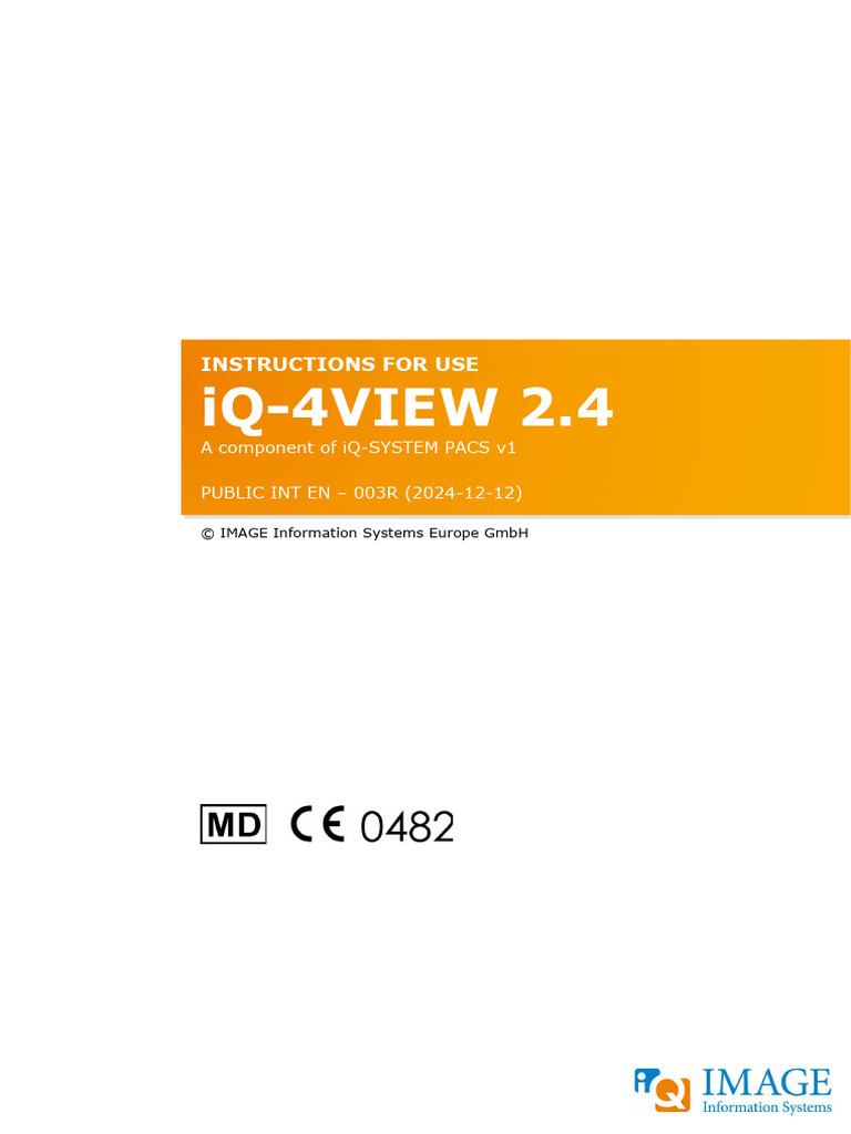 iQ-4VIEW 2.4 User Instructions | PDF | Data Compression | Medical Error