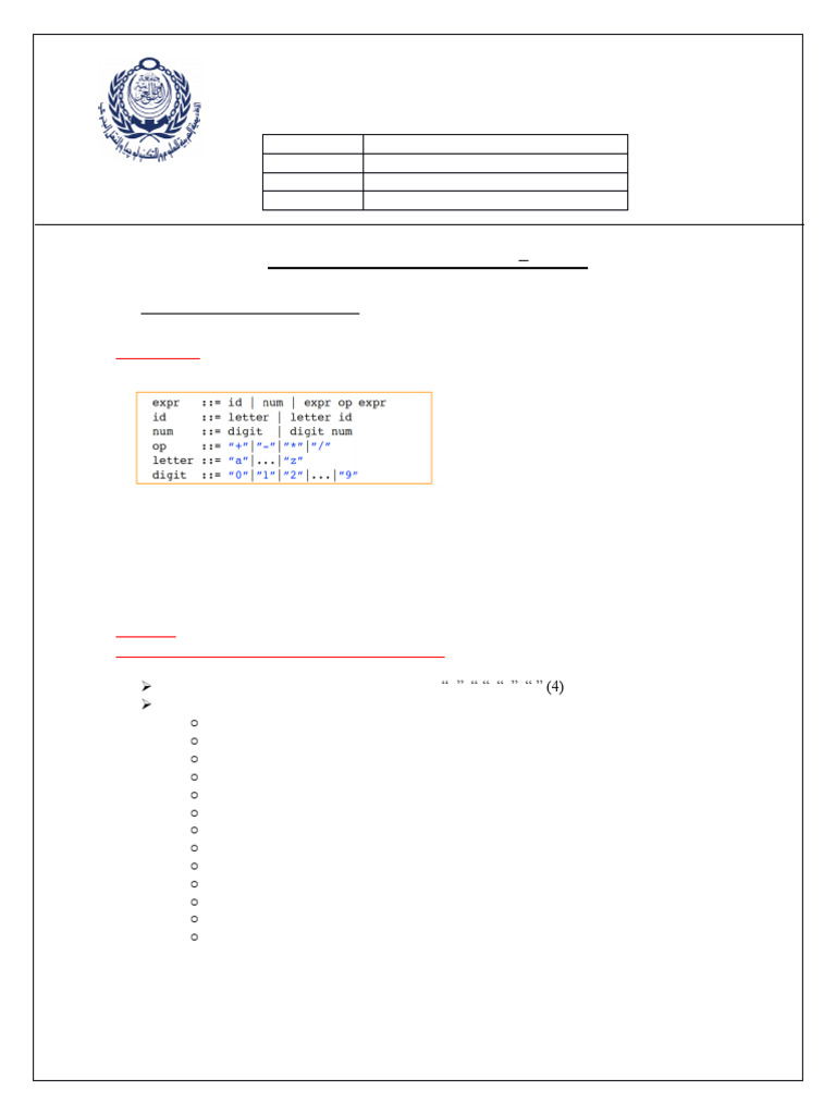Syntax-Based Testing: Sheet 7 Analysis | PDF | Computing | Software ...