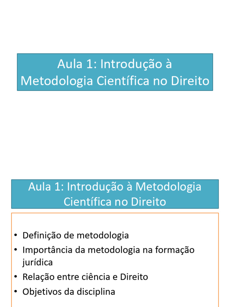 Metodologia Científica no Direito: Guia Completo | PDF | Science ...