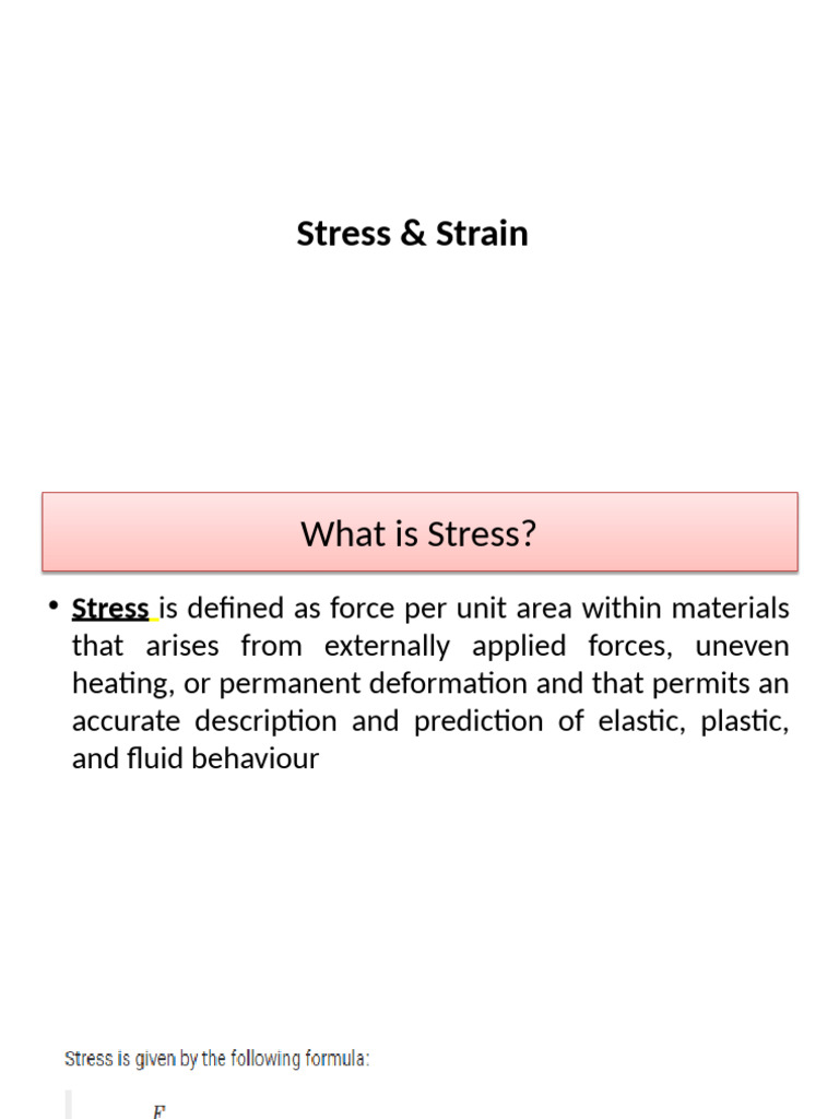 Understanding Stress and Strain Concepts | PDF | Bending | Deformation ...