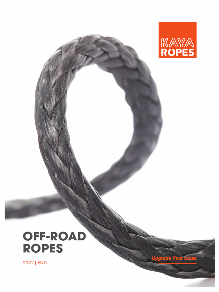 Off-Road Ropes: Specifications & Benefits | PDF | Rope | Materials