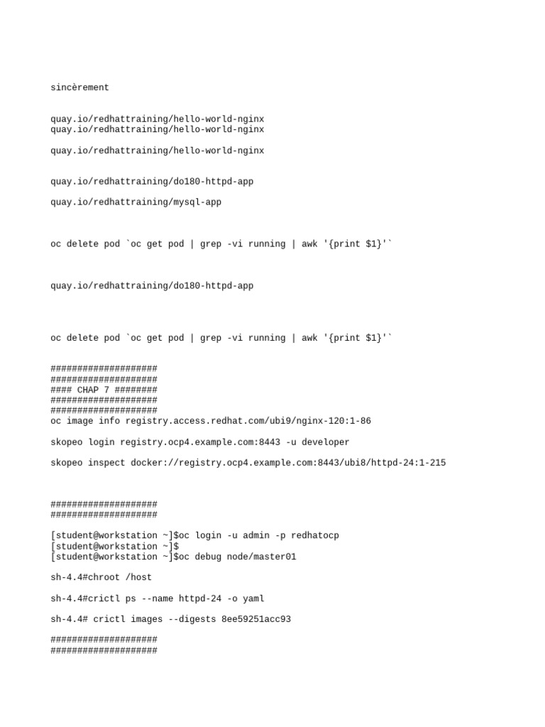OpenShift Deployment and Image Management Guide | PDF | User (Computing ...
