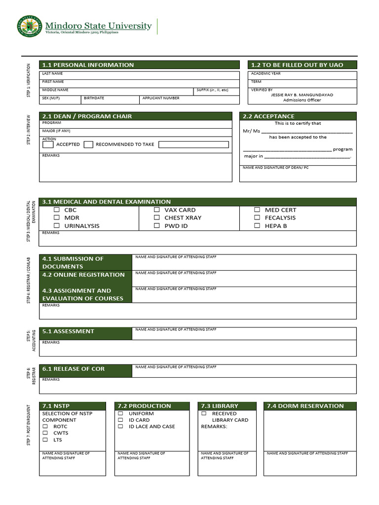 Enrolment Tracer Form Guide | PDF | Authentication