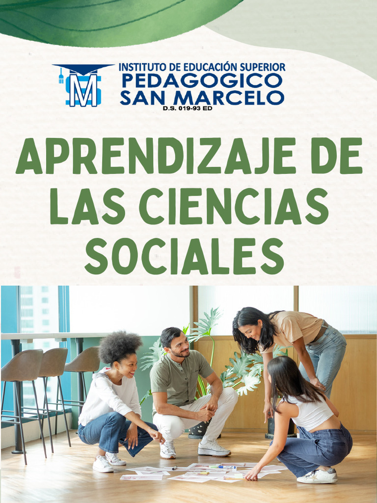 Importancia del Aprendizaje en Ciencias Sociales | PDF | Pensamiento ...