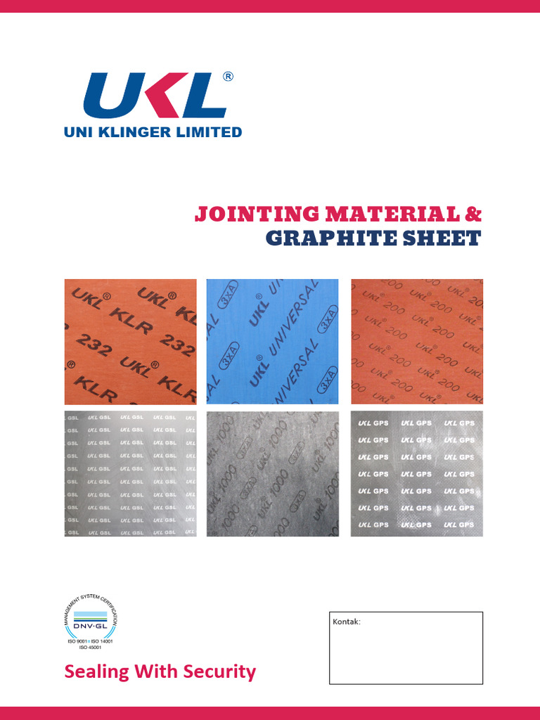 Gasket dan Material Penyegelan UKL 1000 | PDF