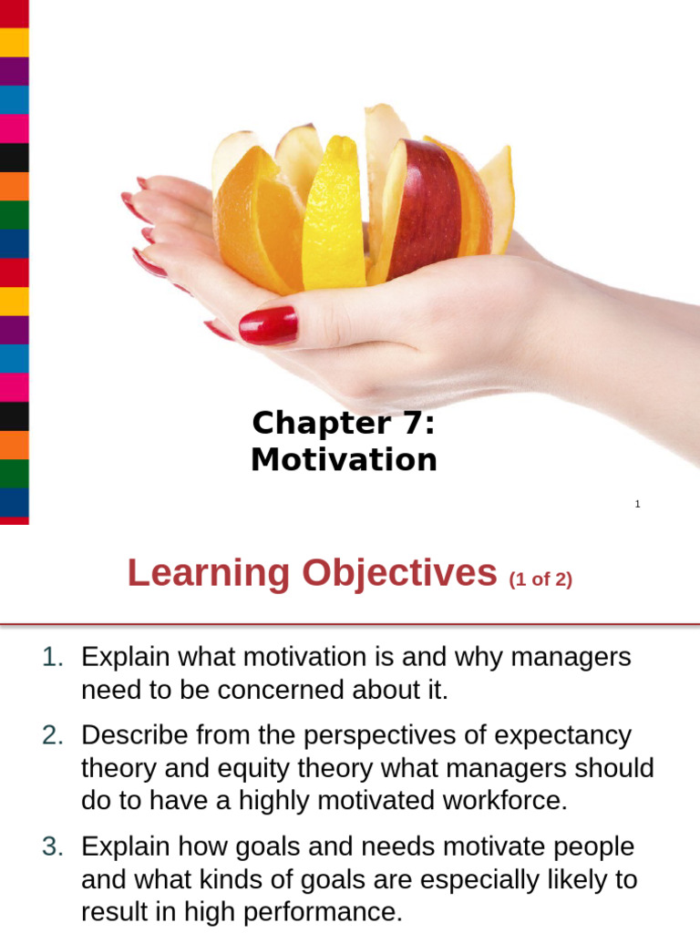 Jones11e PPT Ch07 Motivation | PDF | Motivational | Motivation